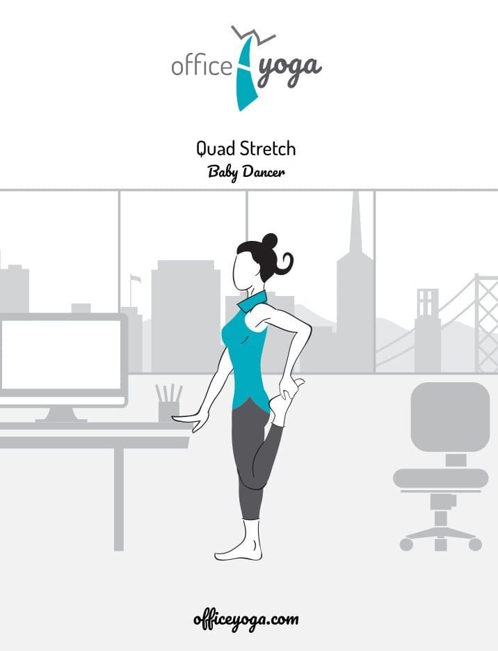 Quad Stretch Office Yoga B Corp Certified Corporate Yoga Company