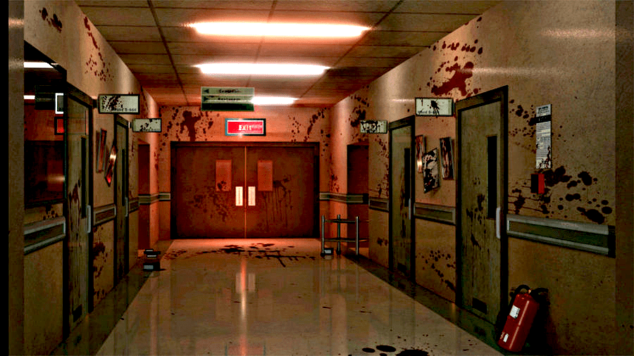 Bloody Hospital Room (PSD) Official PSDs