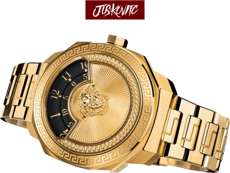 Gold Versace Watch Hd (PSD) Official PSDs