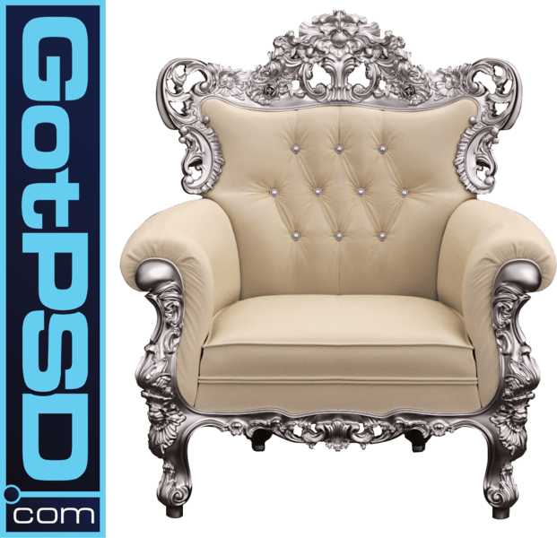 Creme King Chair (PSD) Official PSDs