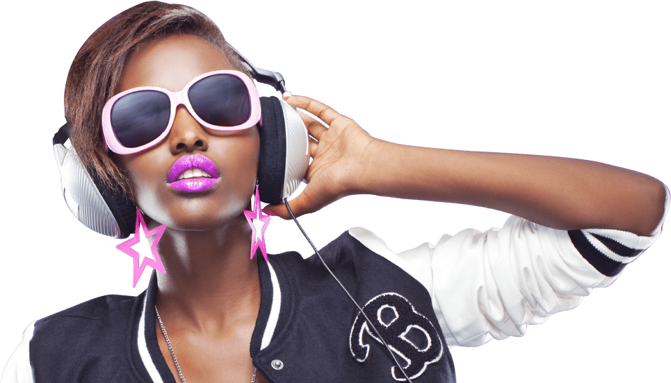 Headphones Girl (PSD) Official PSDs