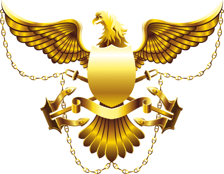 Gold Eagle Shield High Res (PSD) Official PSDs