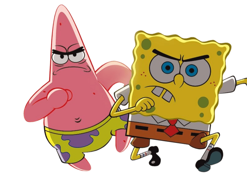 Spongebob And Patrick (PSD) Official PSDs