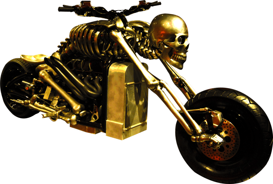 Skeleton Motorcycle (PSD) Official PSDs