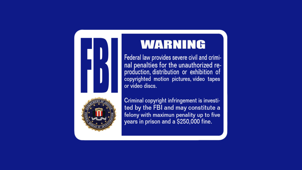 Anti Piracy Warning Self Designed (PSD) Official PSDs