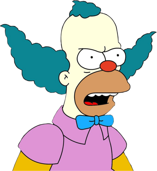 Krusty The Clown (PSD) Official PSDs