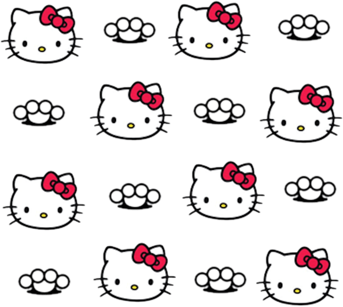 Hello Kitty Pattern (PSD) Official PSDs