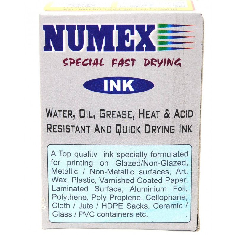 Numex Fast Drying Ink (Red,100ml)