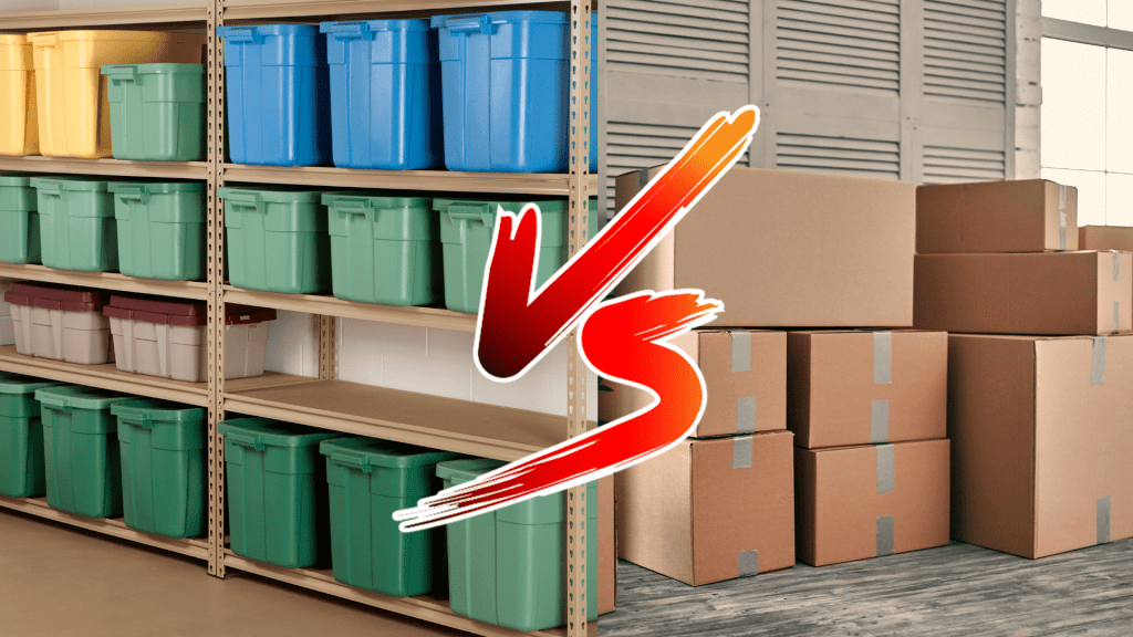 Plastic Bins vs. Cardboard Boxes The Pros & Cons Offisavvy