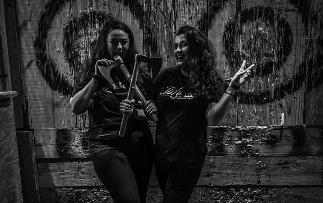 Hurl Axes At This Badass BYOB AxeThrowing House • The