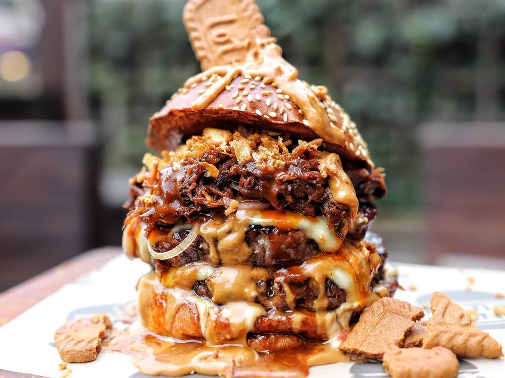 Filthy Buns Is Serving Biscoff Burgers At The Three Compasses, Dalston