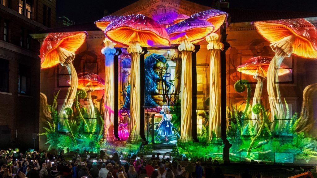 LUMA A Projection Art Festival Lights Up Binghamton offMetro NY