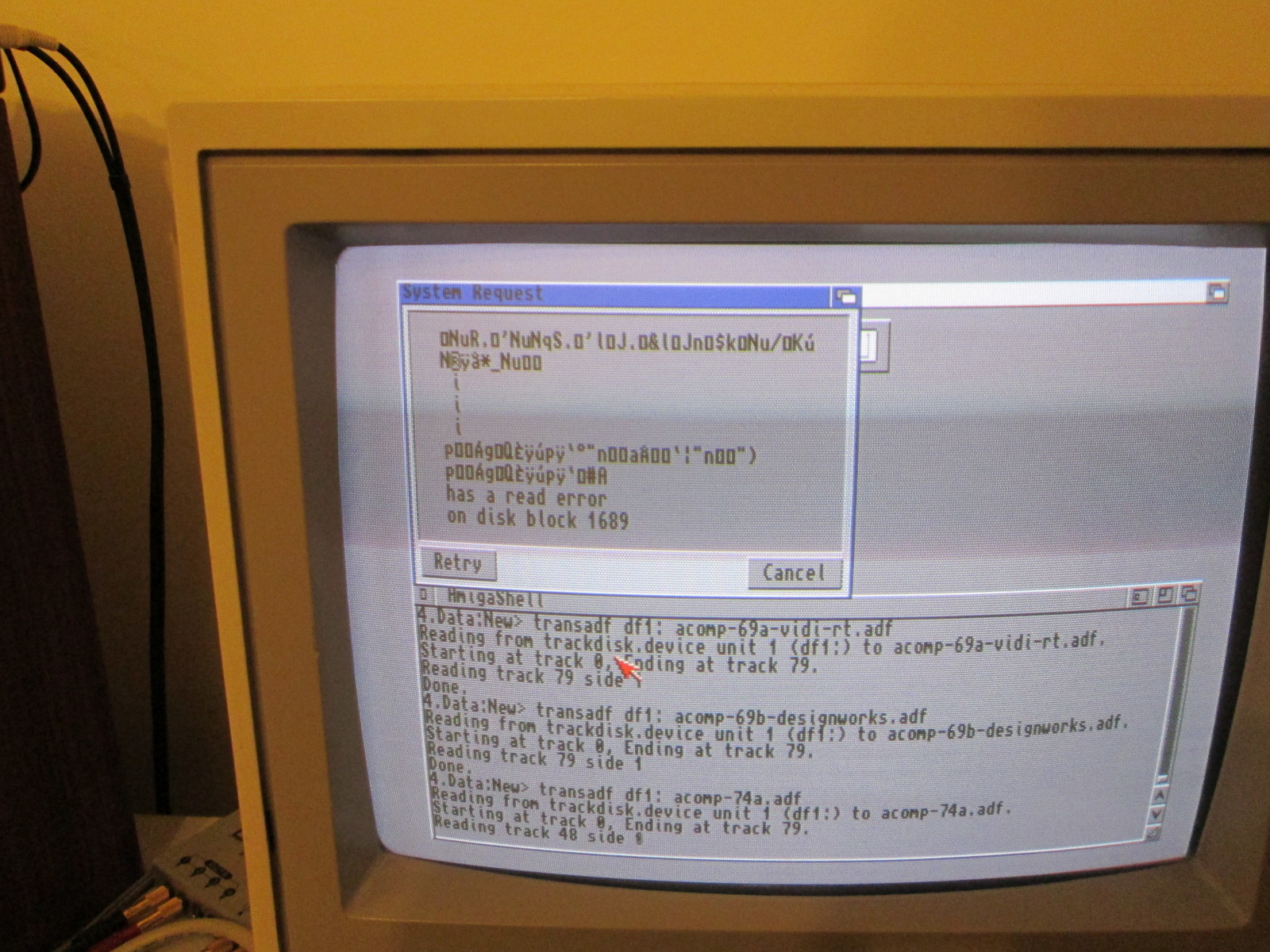 Amiga floppy imaging