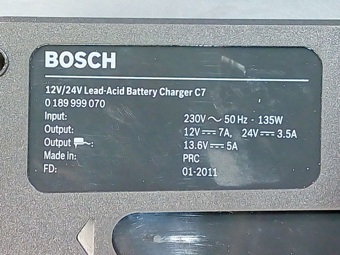 Ремонт Bosch LeadAcid Battery Charger C7 Сервисный центр OffOn Киев