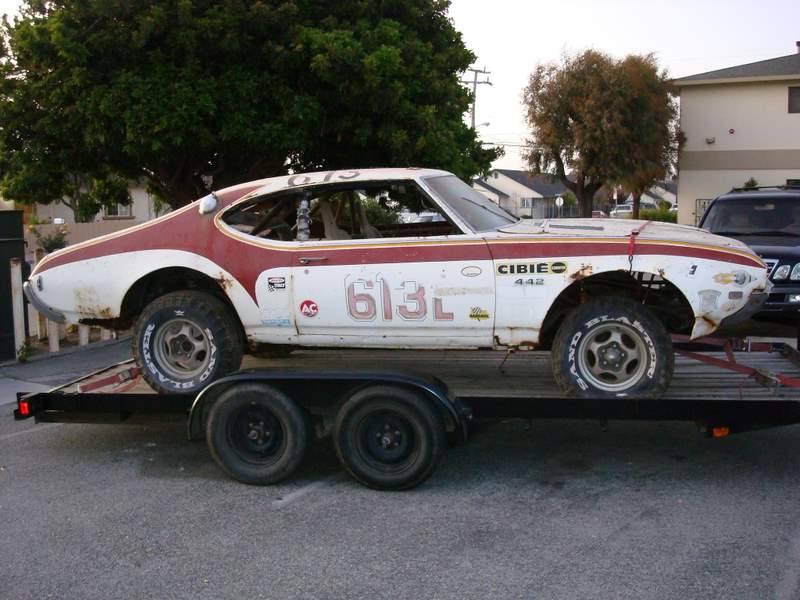 James Garner Olds 442 Rebuild Photos The Begining