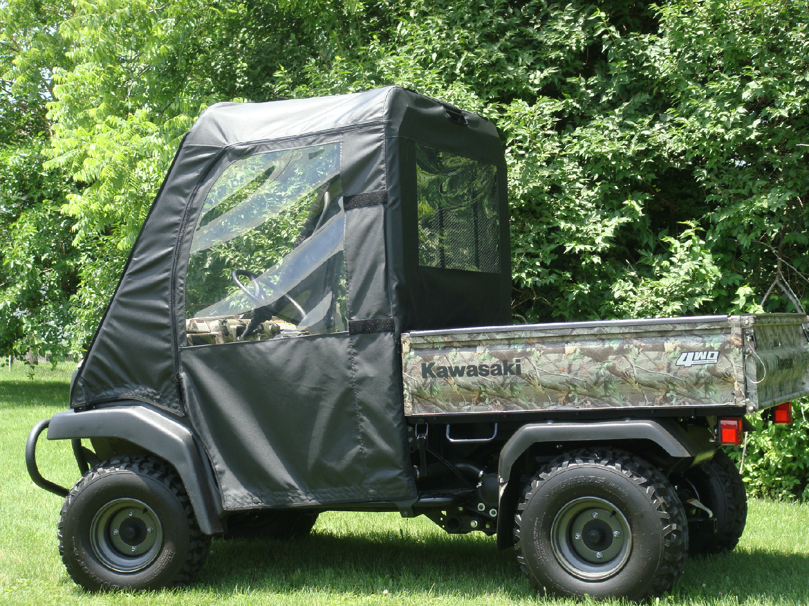 Kawasaki Mule 3000/3010/4000/4010 Soft Doors and Rear Window Combo for