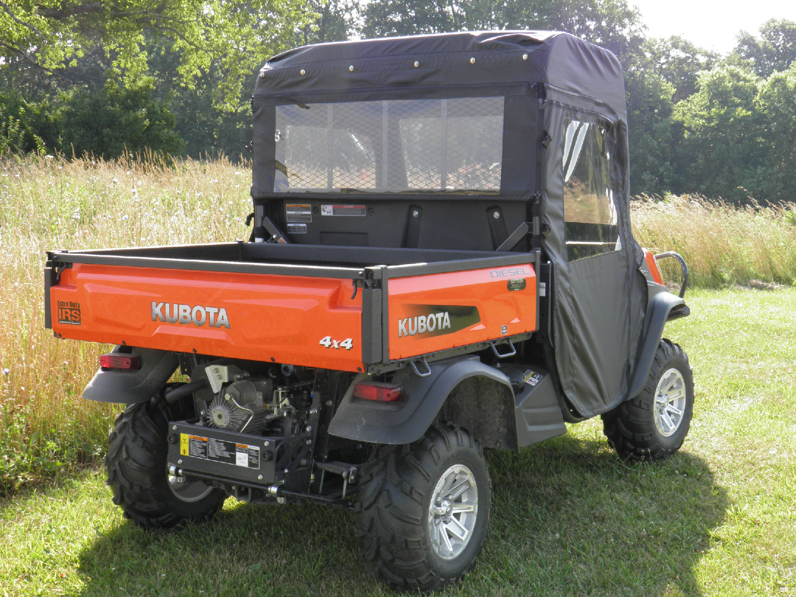 Kubota RTV X900, X1120, XG850 Soft Doors and Back Window Combo