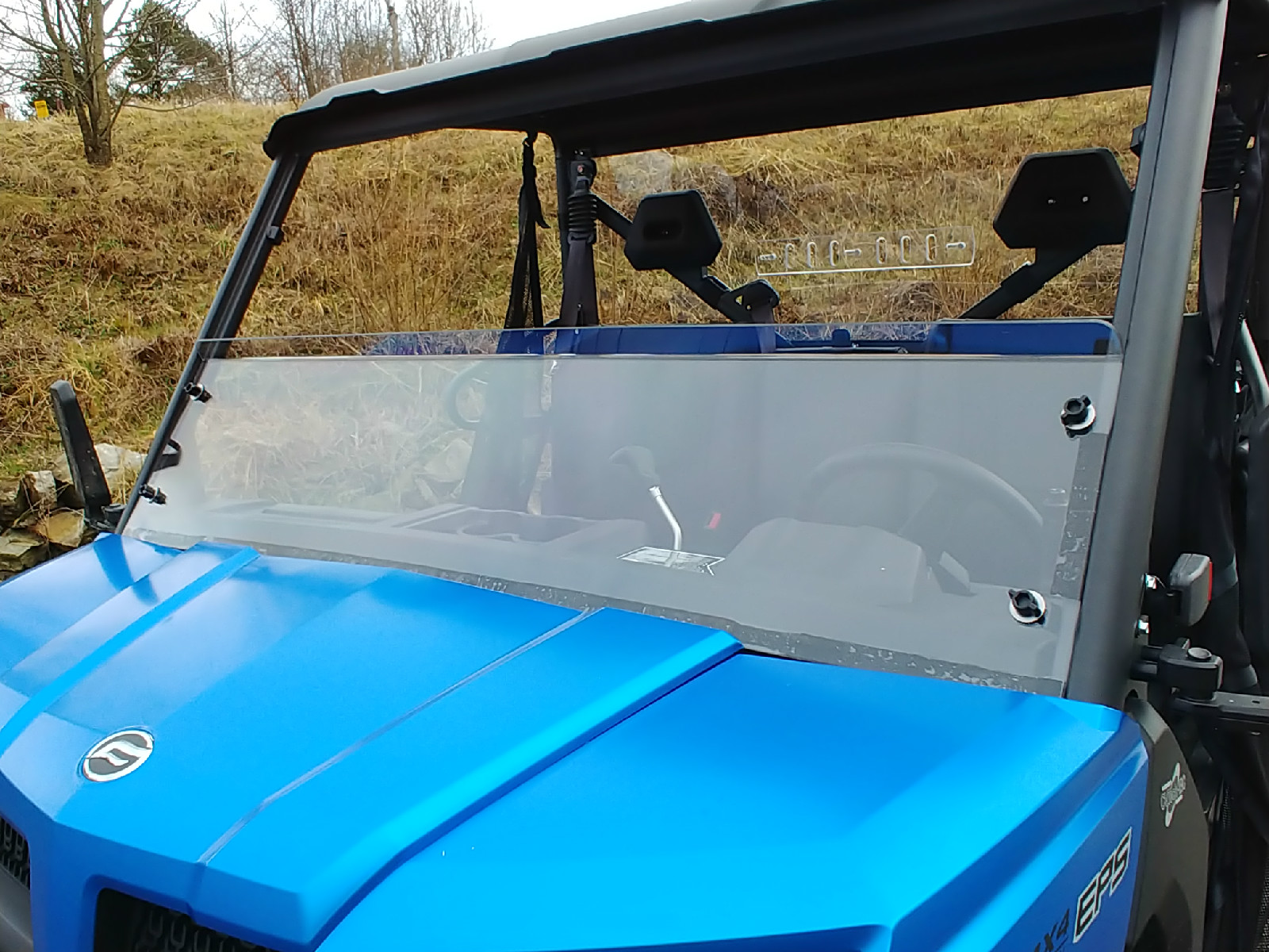 Cf Moto Uforce 1000 Half Windshield Offroad Armor Offroad Accessories