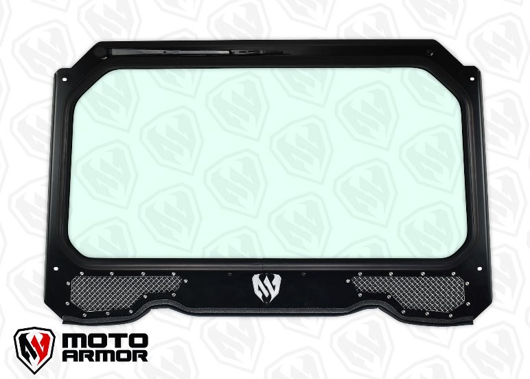 Full Glass Windshield With Vents For 900, 1000, Turbo Offroad Armor