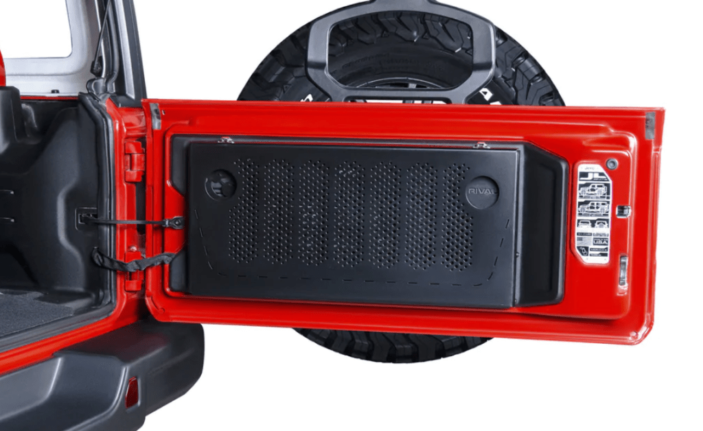 Aluminum Tailgate Table For Jeep Wrangler JL 20182022 Offroad Armor