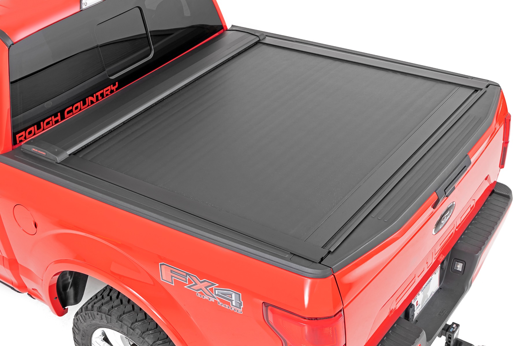 Rough Country Retractable Bed Cover 5’7″ Bed Ford F150 2WD/4WD