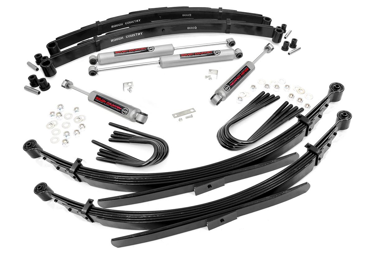2 Inch Lift Kit 56 Inch RR Springs Chevy/GMC 3/4Ton Suburban (88