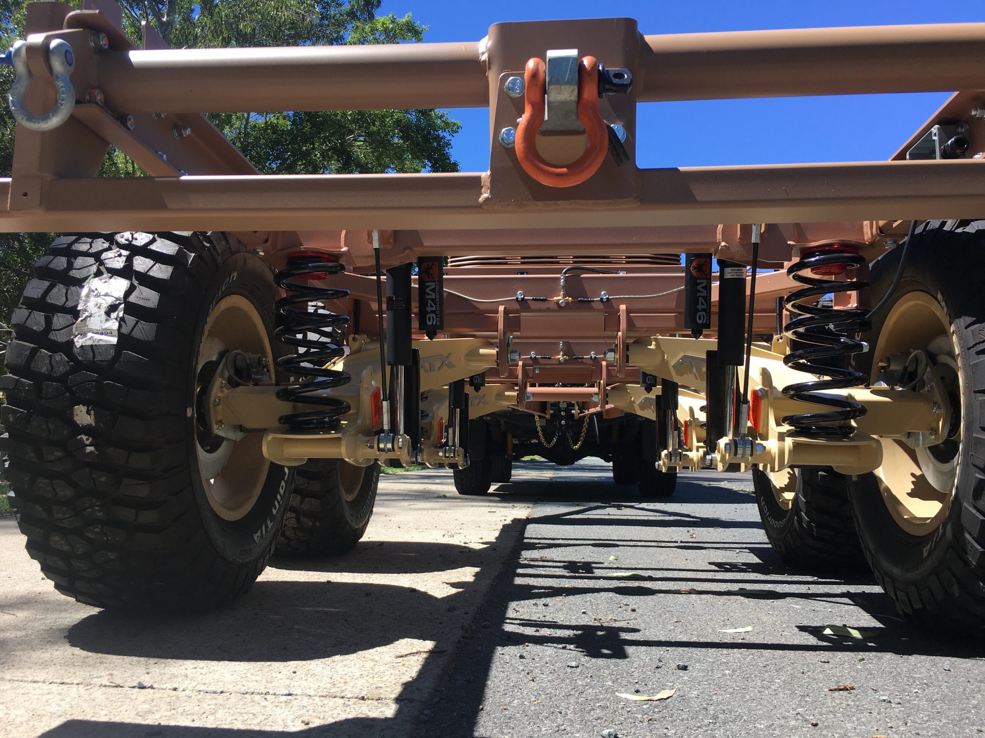 Off Road Designs Coil Spring Off Road Tandem Trailer Chassis