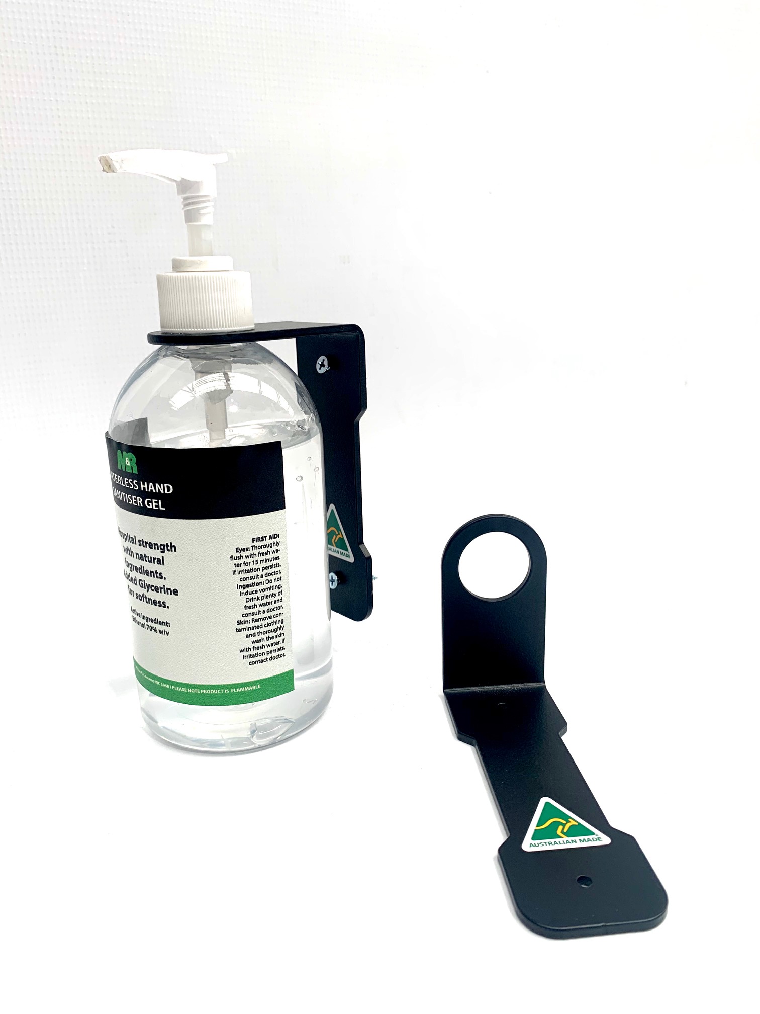 Sanitiser / Soap bottle wall mount bracket Off Road Downunder