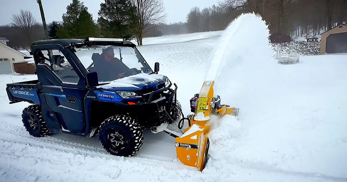 Used UTV With Snowblower For Sale