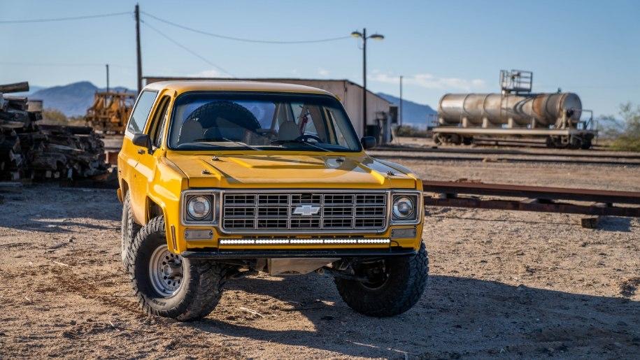 Old School Chevy K5 Blazer PreRunner with Long Travel Suspension