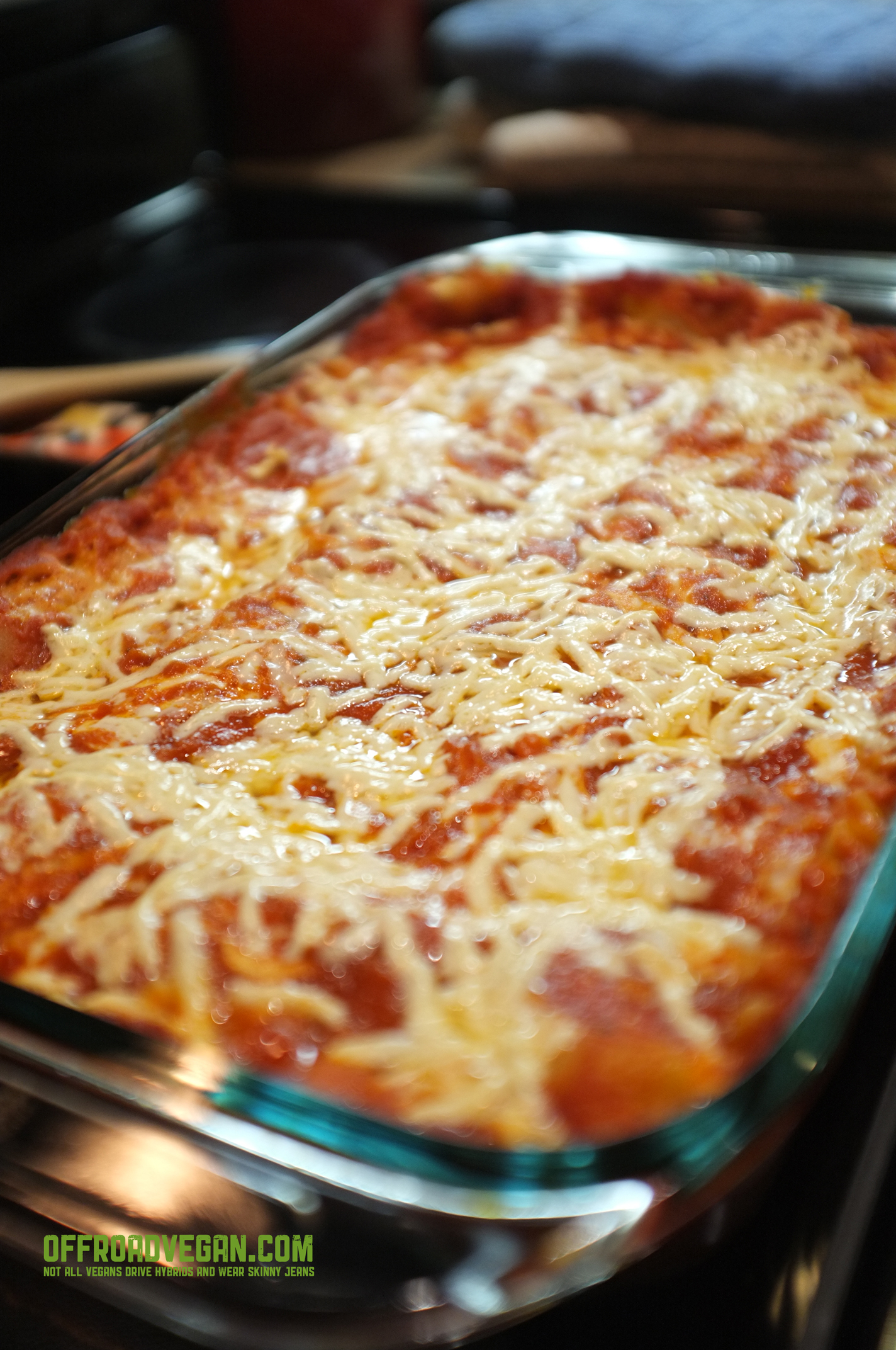 Recipe Vegan Lasagna with Basil Cashew Cheese Offroad Vegan