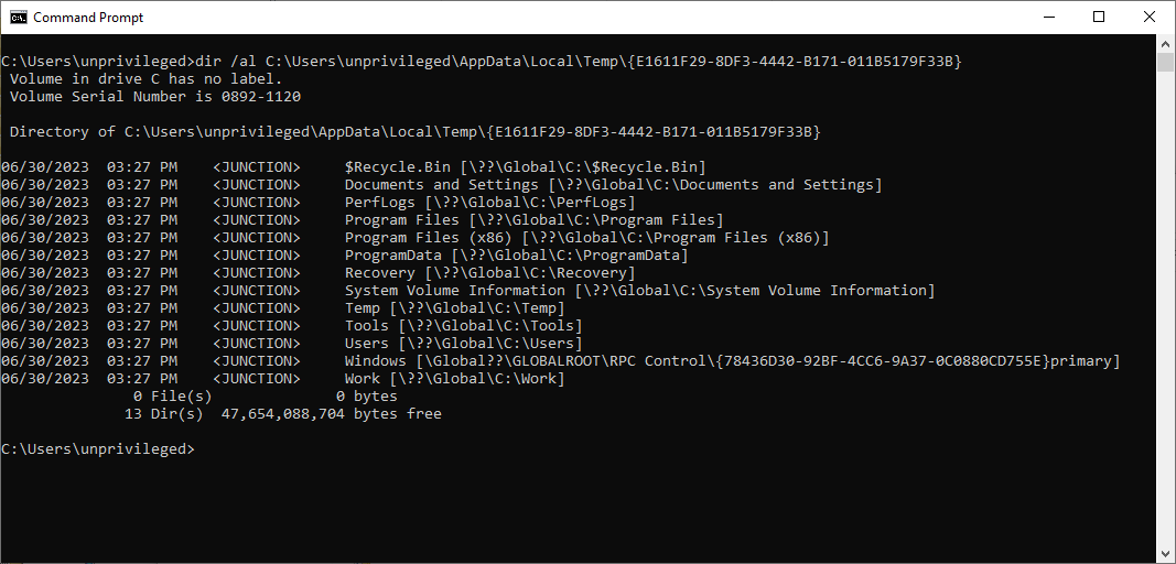 Windows Installer arbitrary content manipulation Elevation of Privilege