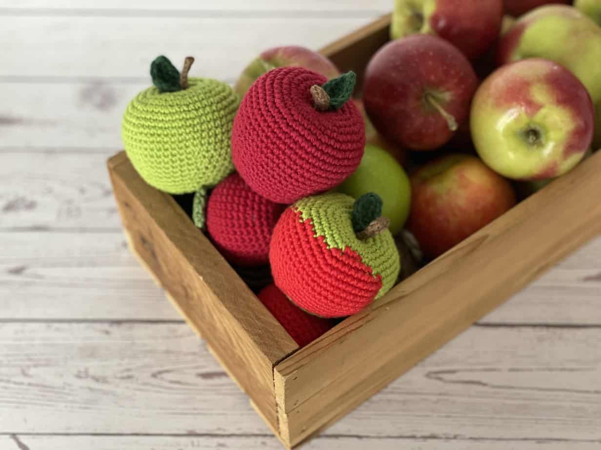 Apple Free Crochet Pattern Off the Beaten Hook