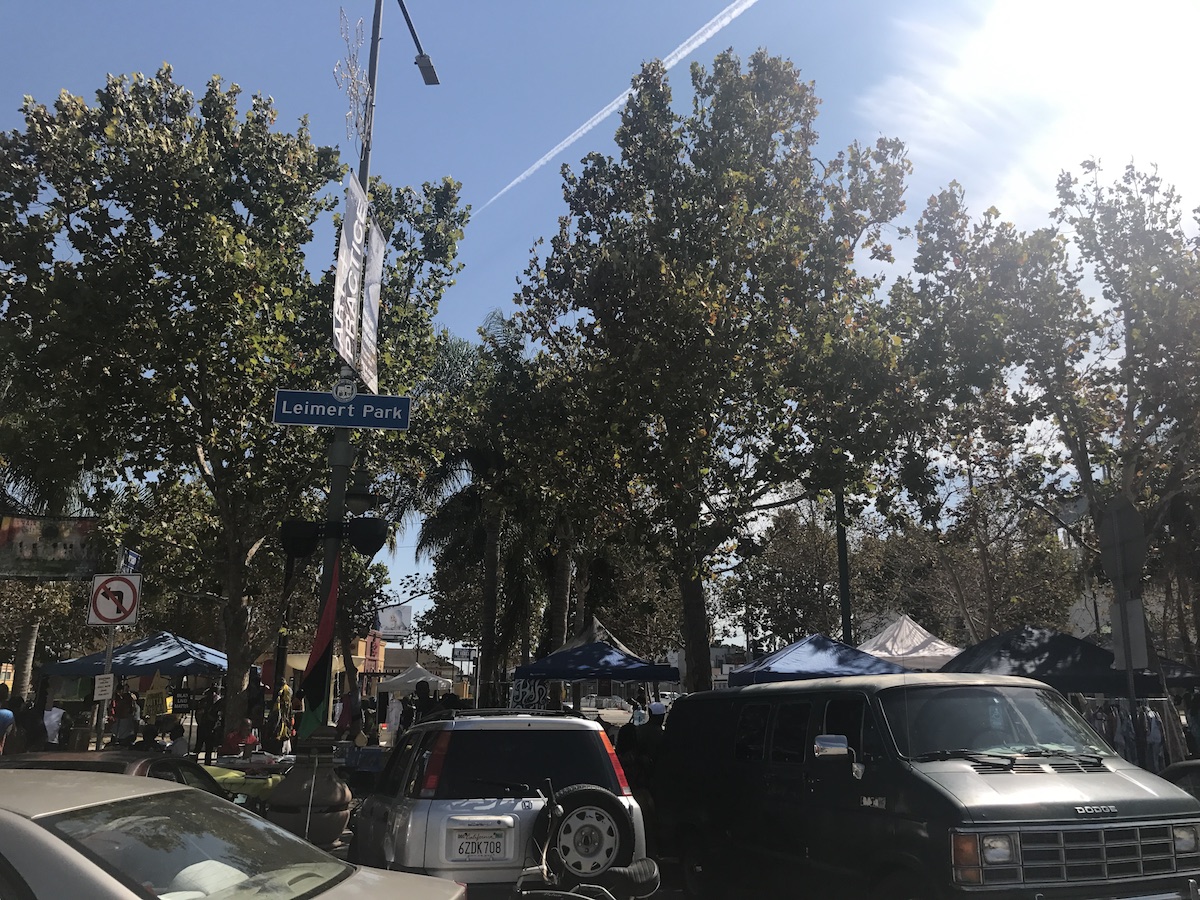 History of Leimert Park on the Angel's Walk Off the Freeway 2017
