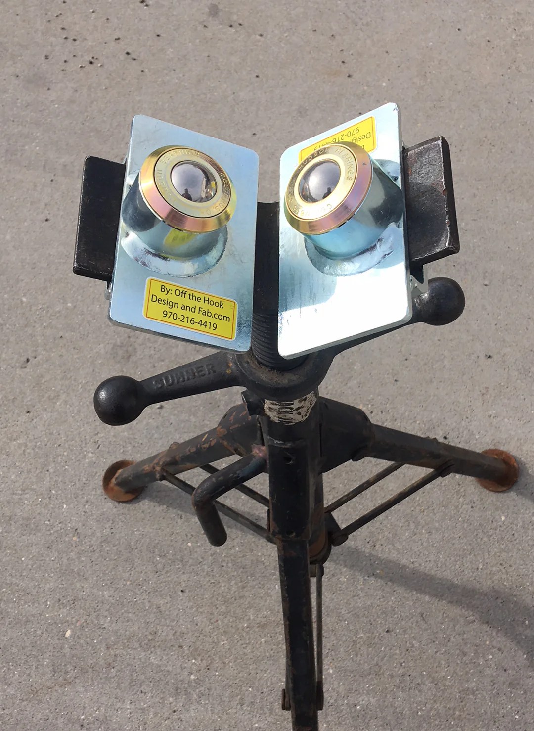 Roller Ball Bolton Jack Stand Roller Head Off The Hook Design And Fab