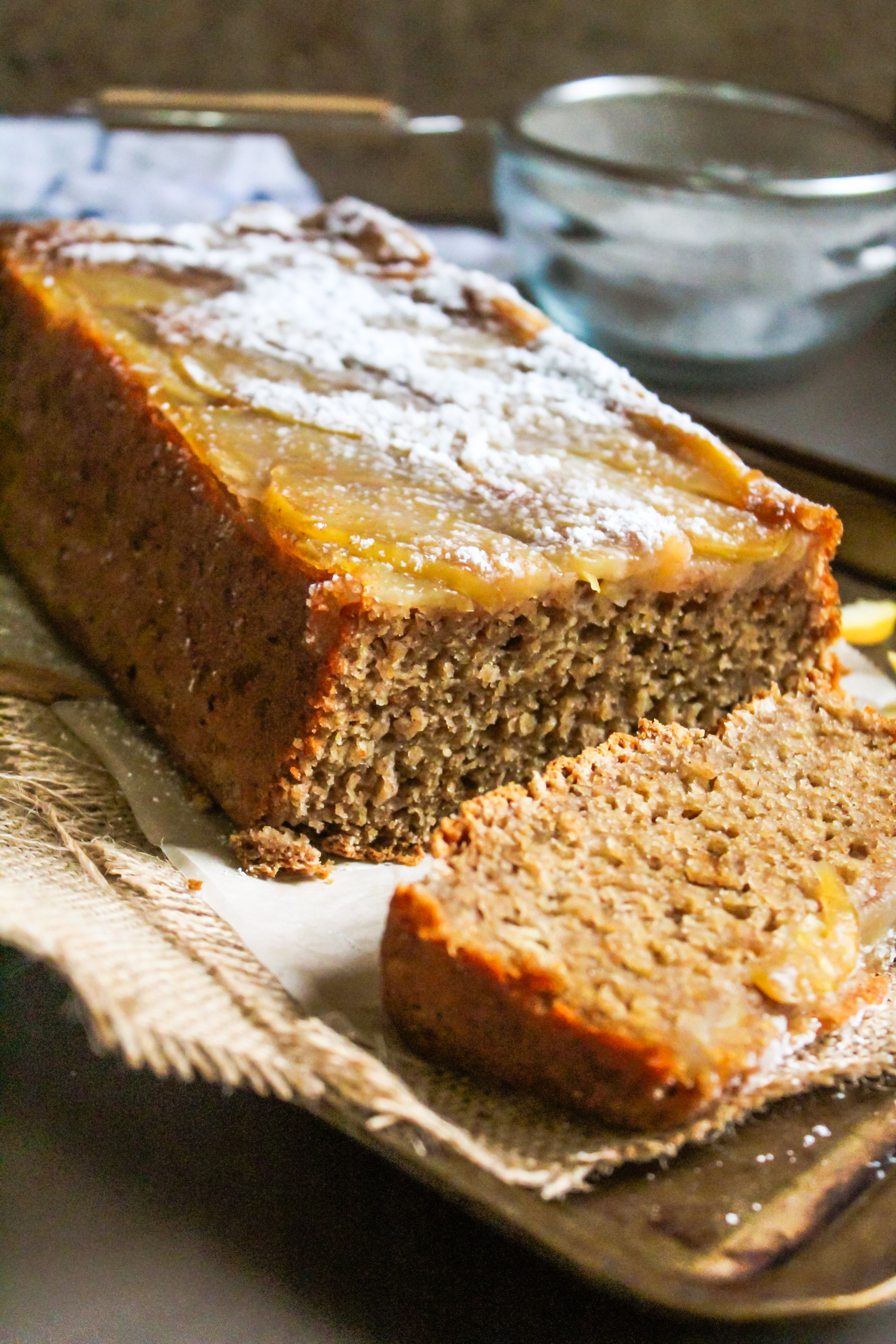 Upside Down Apple Loaf Cake Off The Wheaten Path