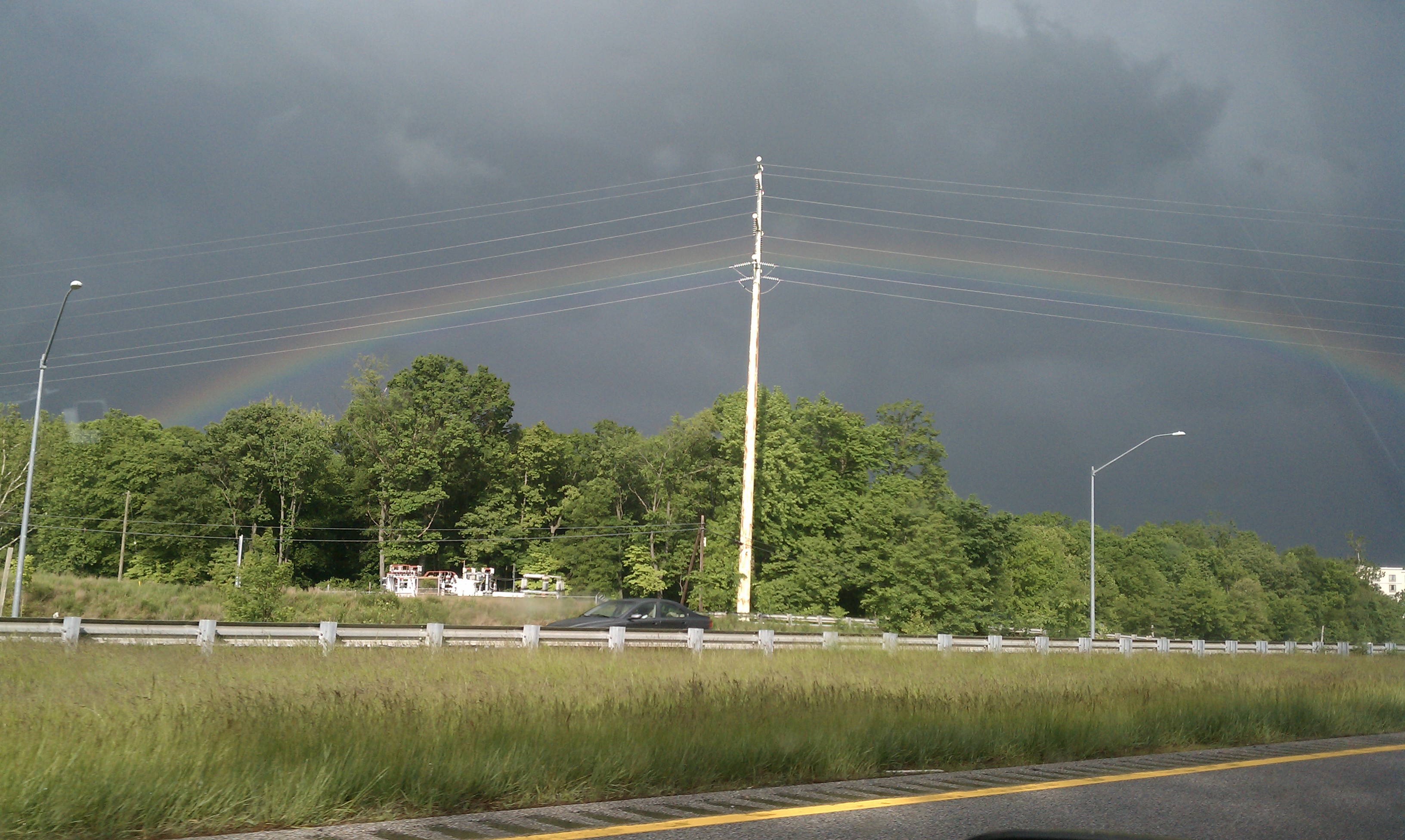 Single rainbow. Still pretty. 1FineJ