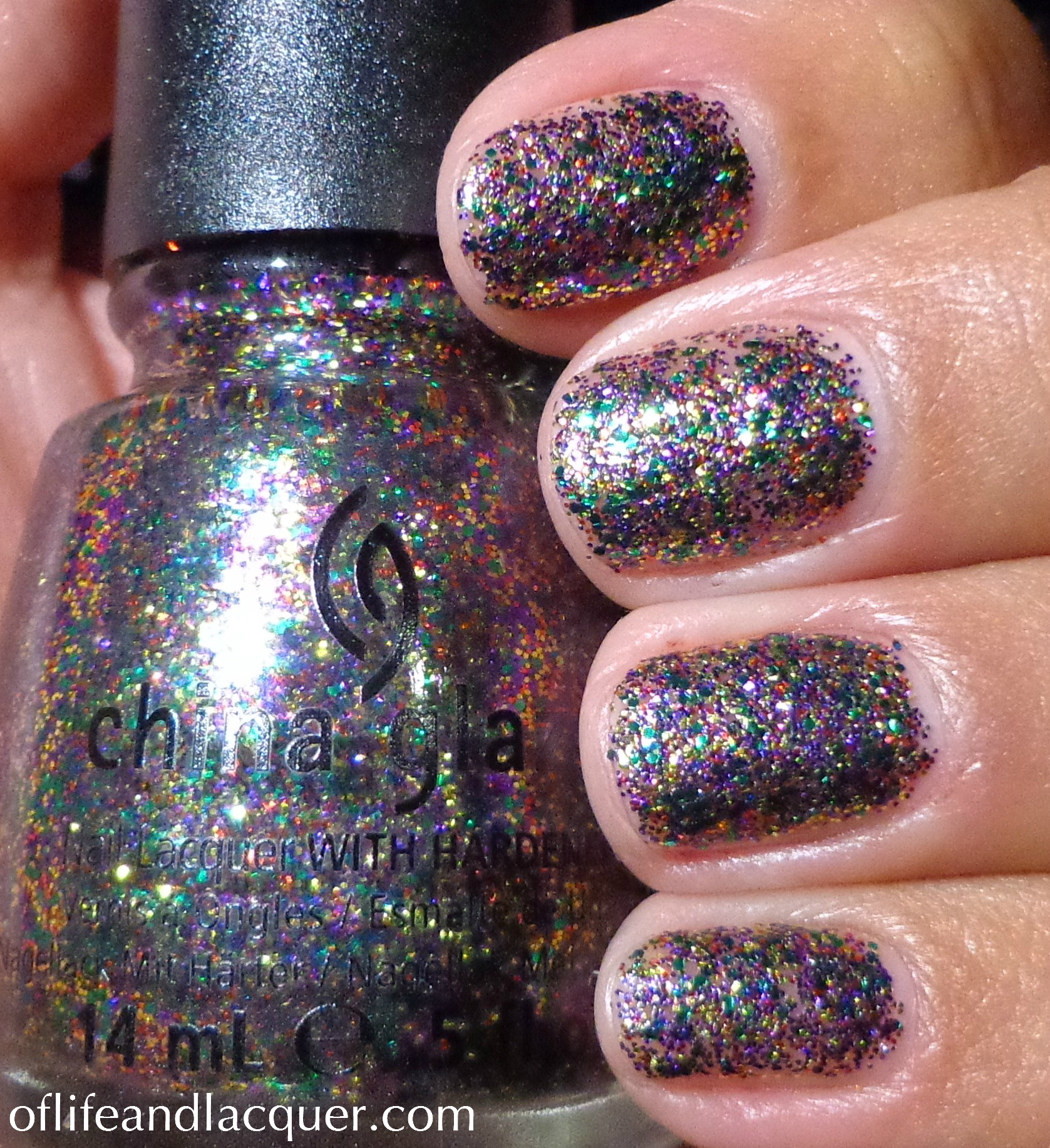 China Glaze Glitter All The Way Of Life and Lacquer