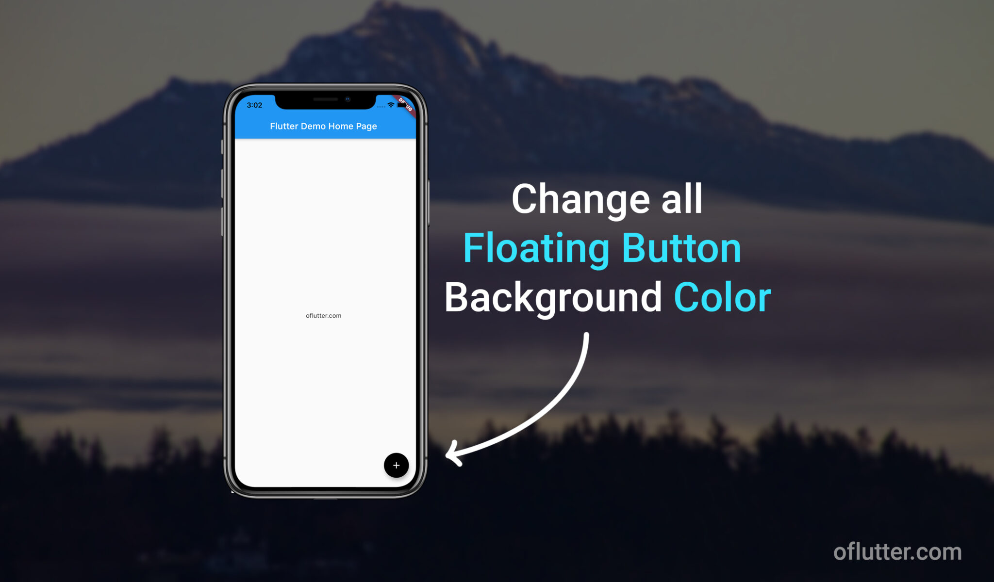 Change Floating Button Color in Flutter