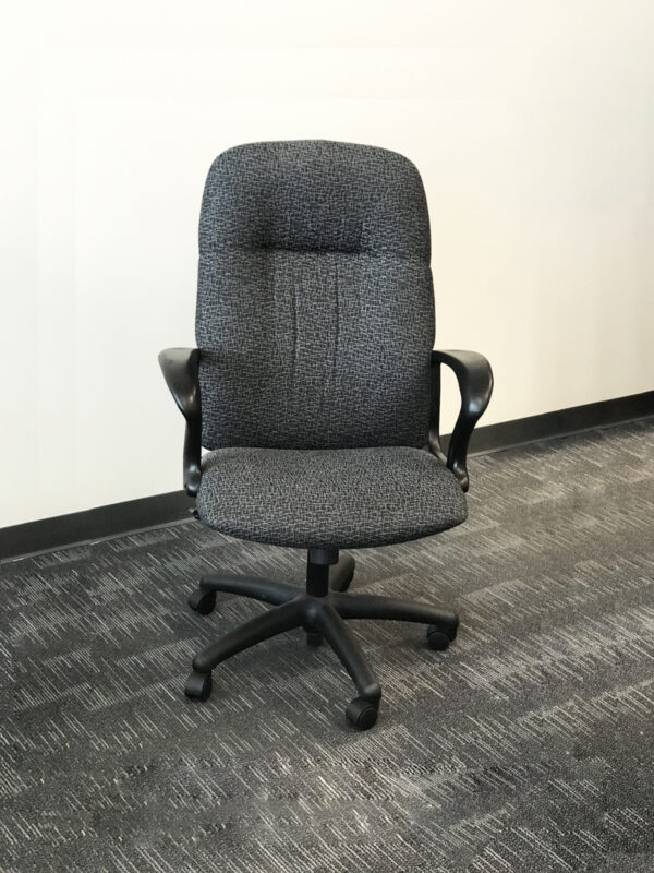 PreOwn Grey High Back Grey Chair Jacksonville Chairs at Office Liquidation