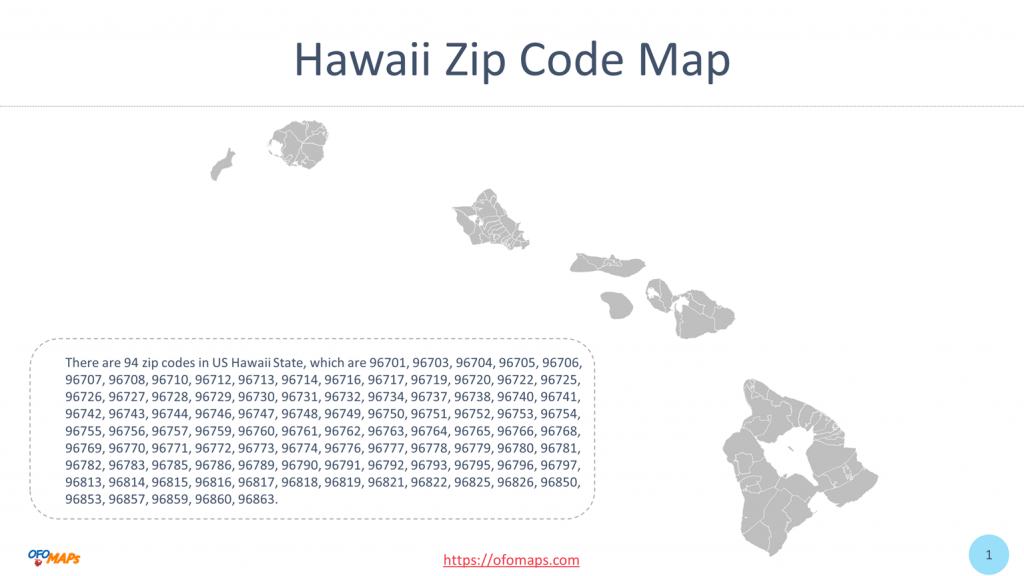 Hawaii_Zip_Code_Map_1 OFO Maps