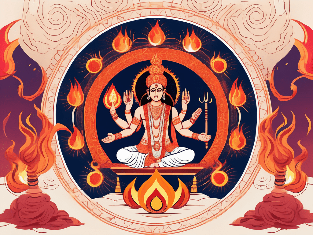 Agni The Hindu God of Fire 🌿 Of One Tree