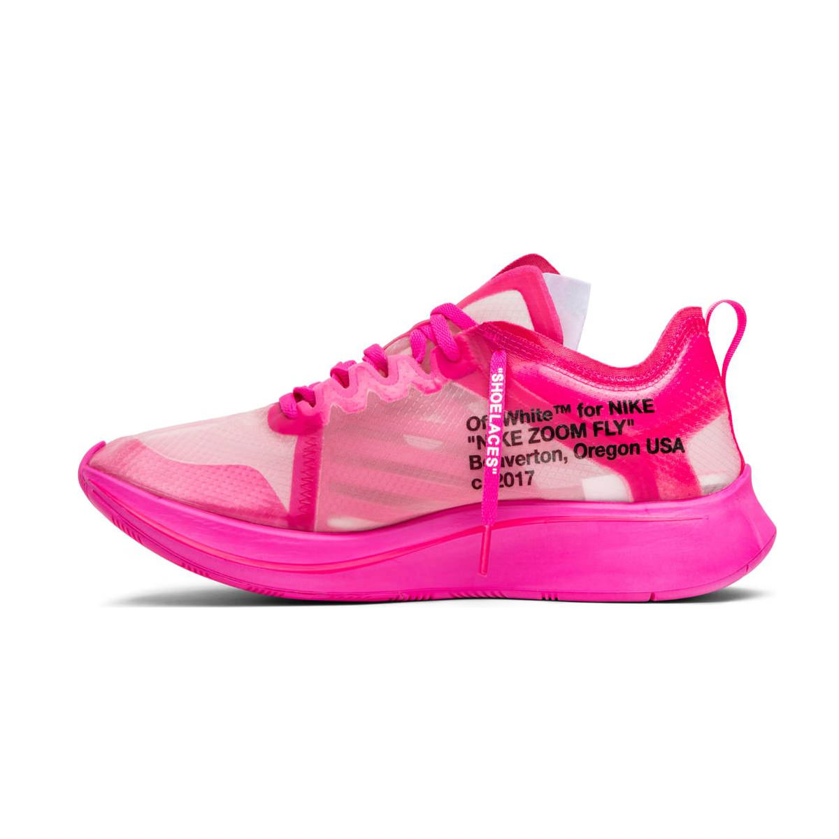 Nike Zoom Fly OffWhite Tulip PinkNike Zoom Fly OffWhite Tulip Pink