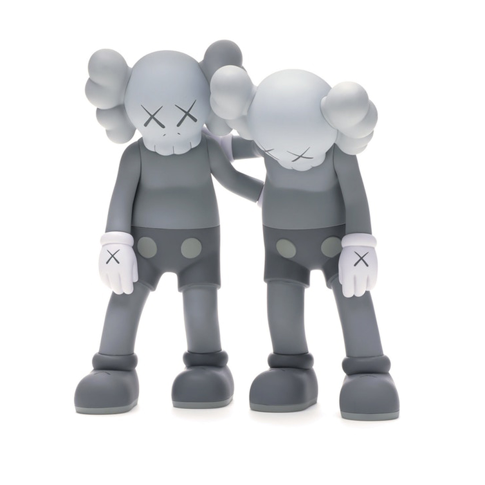 KAWS Along The Way Vinyl Figure Grey OFour
