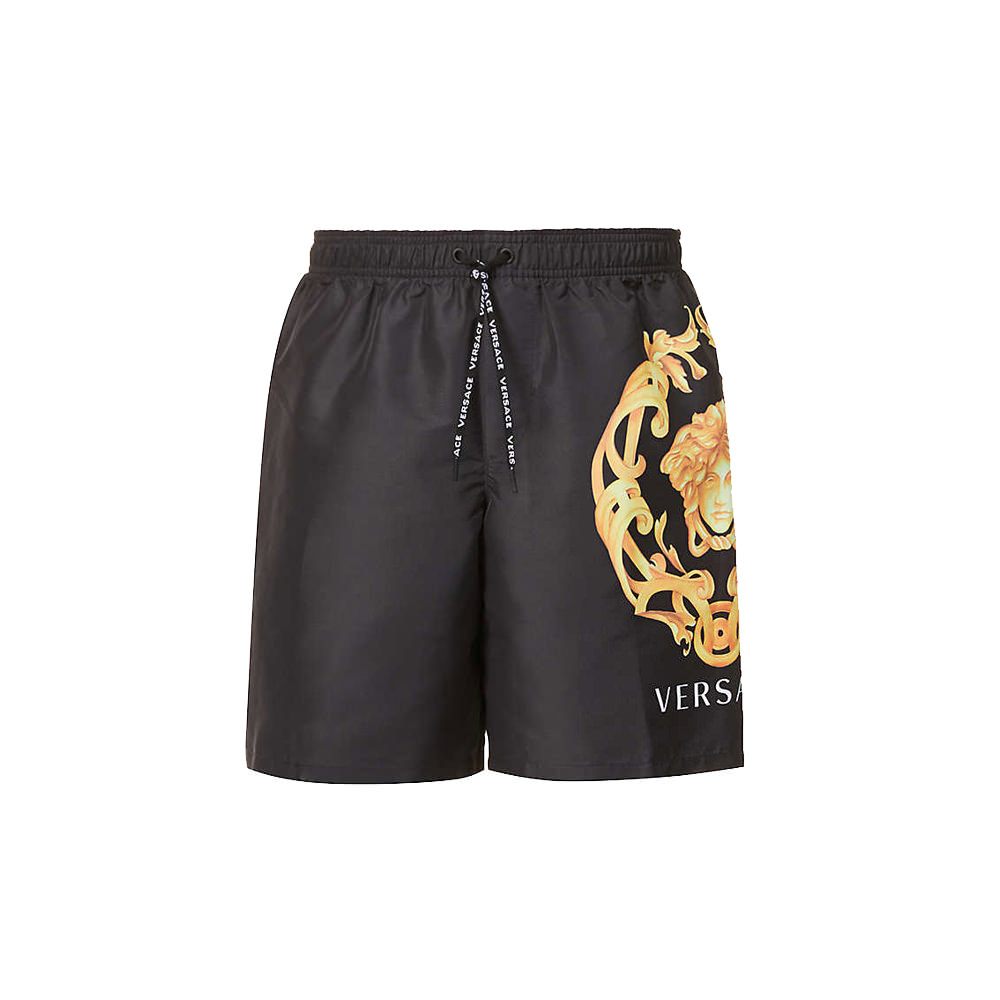 Versace Logoprint Relaxedfit Swim ShortsVersace Logoprint Relaxed