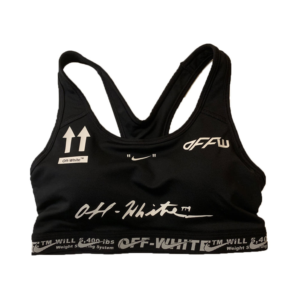 OFFWHITE Nike Sports Bra BlackOFFWHITE Nike Sports Bra Black OFour