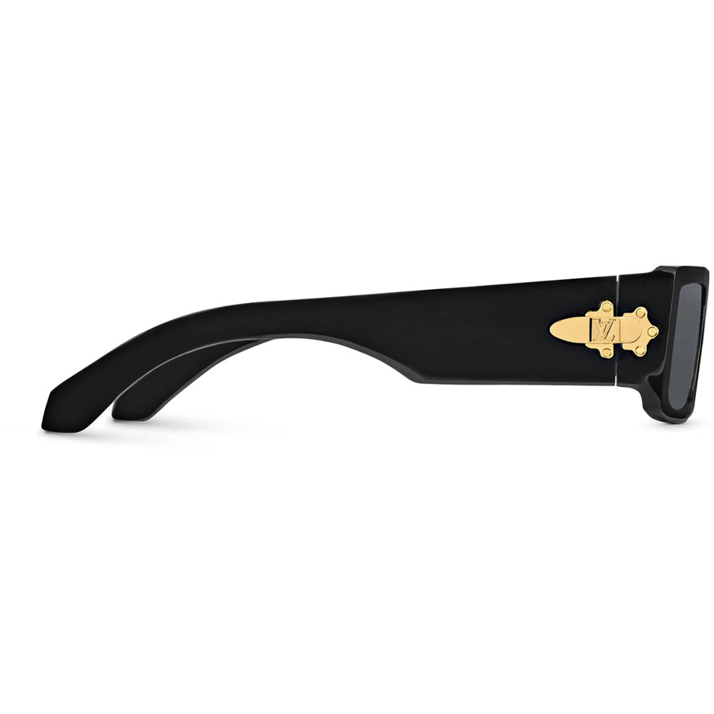 Louis Vuitton x Nigo Lock Sunglasses Noir in Acetate with Gold