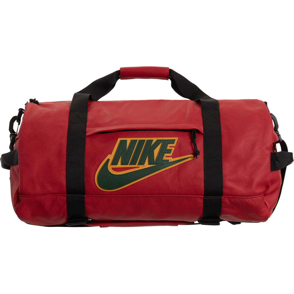Supreme Duffle Bag Red Leather