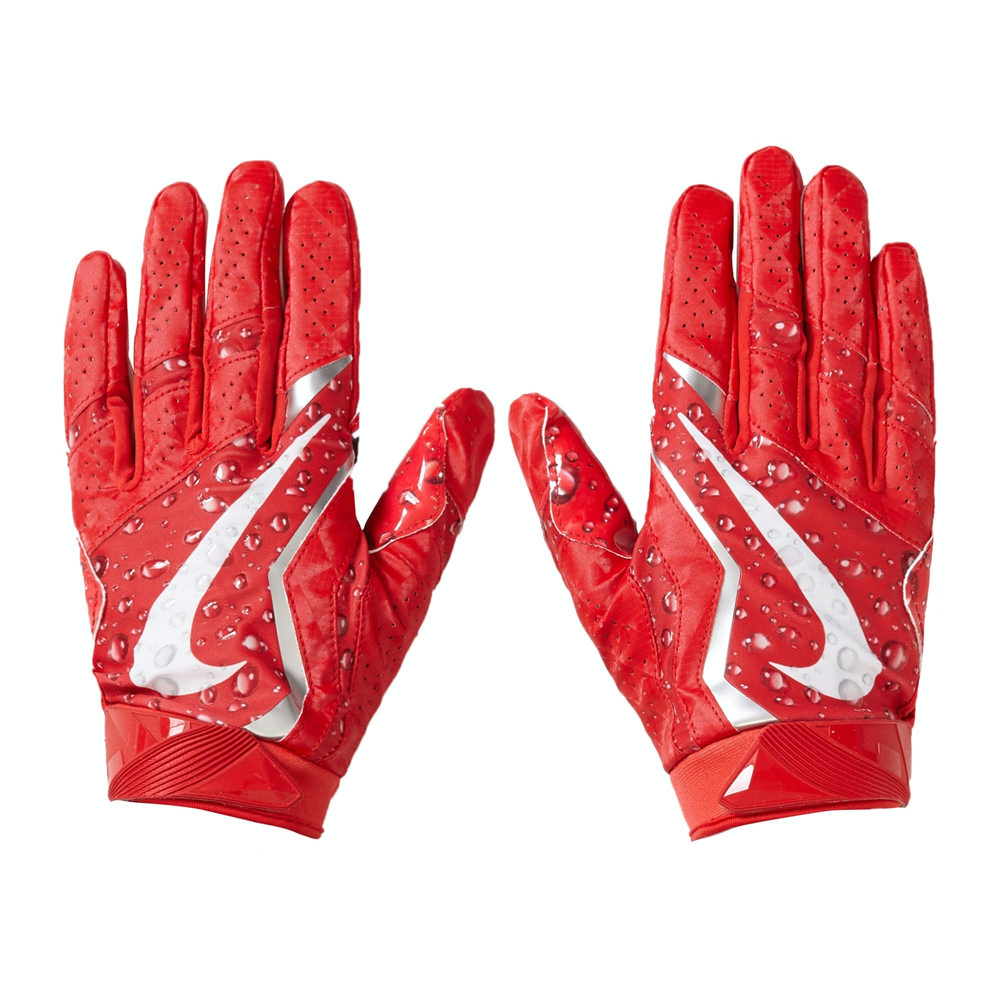 Supreme Nike Vapor Jet 4.0 Football Gloves RedSupreme Nike Vapor Jet 4.
