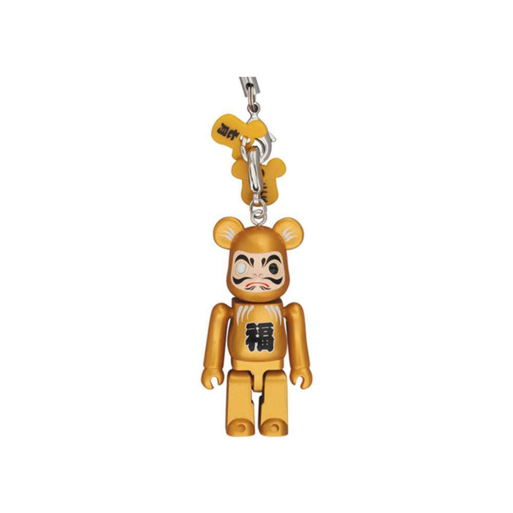 Bearbrick Daruma Keychain GoldBearbrick Daruma Keychain